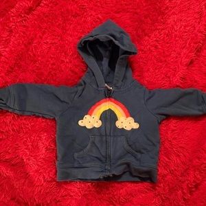 Carter’s Brand 6M Zip-Up Rainbow 🌈 Hoodie